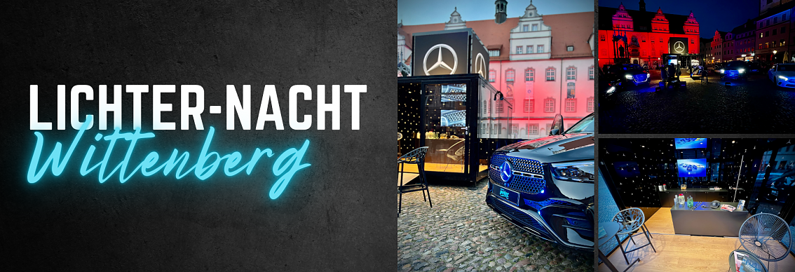 Lichter-Nacht Wittenberg 2024 (Foto: Autohaus Peter GmbH) Lichter-Nacht Wittenberg 2024 (Foto: Autohaus Peter GmbH)