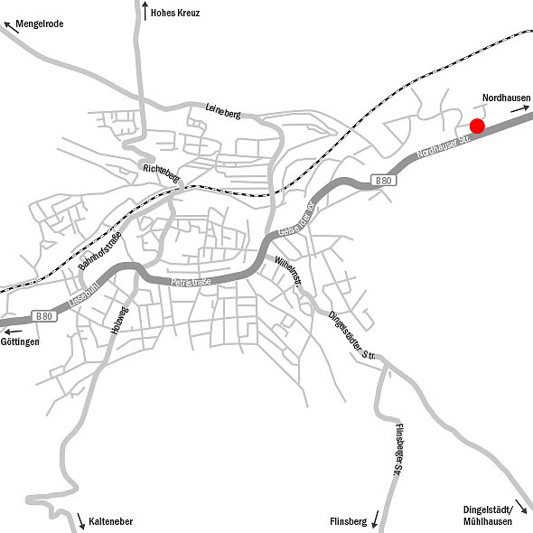 Anfahrt smart Servicestützpunkt Heiligenstadt (Foto: wirsinds) Anfahrt smart Servicestützpunkt Heiligenstadt (Foto: wirsinds)