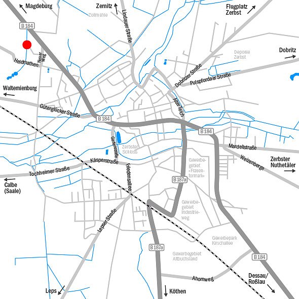 Anfahrt Zerbst (Foto: Agentur wirsinds) Anfahrt Zerbst (Foto: Agentur wirsinds)