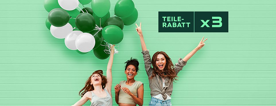 3-fachen Teilerabatt für ältere Modelle