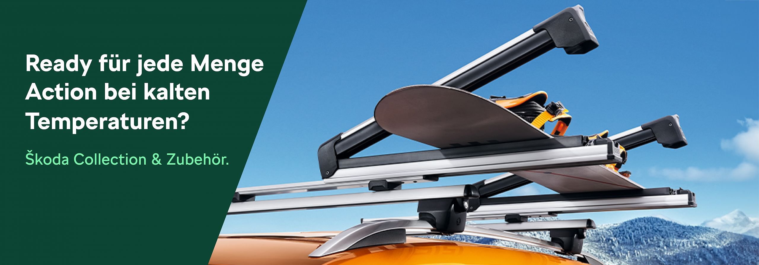 Grafik zur Skoda Winter Collection bzw. Winter Zubehör