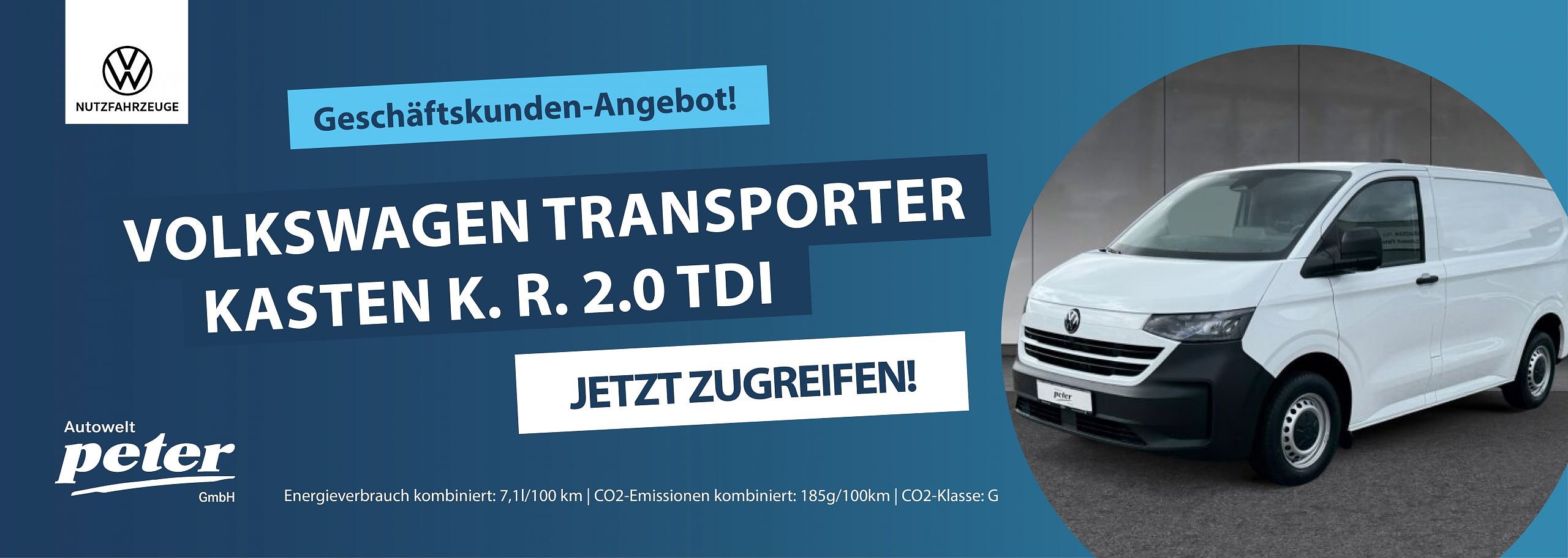 Grafik zum VW Transporter Angebot