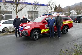 &Uuml;bergabe des Kommando-Einsatzwagens 