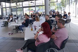 Eindr&uuml;cke von der Begr&uuml;&szlig;ungsveranstaltung