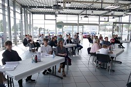 Eindr&uuml;cke von der Begr&uuml;&szlig;ungsveranstaltung