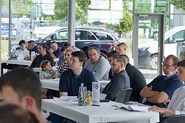 Eindr&uuml;cke von der Begr&uuml;&szlig;ungsveranstaltung