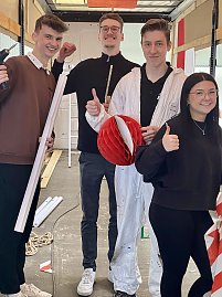 Unser Projektteam f&uuml;r den Karneval 2023.