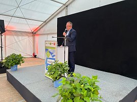 Feierliche Er&ouml;ffnung des Autohofs an der A38/Werther