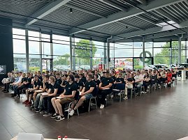 Willkommensempfang f&uuml;r unsere 46 neuen Peter-Azubis