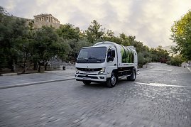 FUSO zeigt auf der IAA Transportation den vollelektrischen eCanter (Foto: Daimler Truck AG)