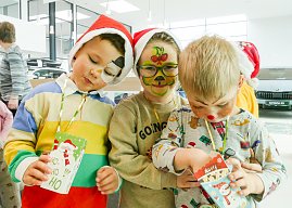 Ein weihnachtliches Abenteuer für die Frösche des DRK-Kindergartens Sonnenschein (Foto: )