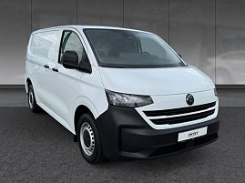 VW Transporter in weiß (schräge Vorderansicht) (Foto: Autohaus Peter)