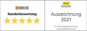 Auszeichnungen von Autoscout24 und mobile.de
