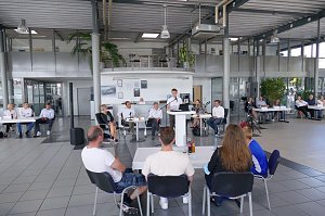 Eindr&uuml;cke von der Begr&uuml;&szlig;ungsveranstaltung