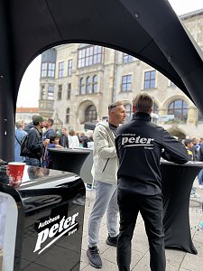 Bilder von den Impressionen am Stand, am Streckenrand und vom L&auml;uferteam.