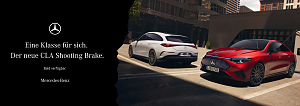 Eine Klasse f&uuml;r sich. Der neue CLA Shooting Brake.